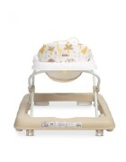 Toyz by Caretero Premergator copii Toyz Nel Brownpliabil compact cu roti pivotanteinaltime reglabila pe 3 nivelepanou educational cu sunete detasabil si opritori de sigurantapana la 12kg