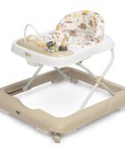 Toyz by Caretero Premergator copii Toyz Nel Brownpliabil compact cu roti pivotanteinaltime reglabila pe 3 nivelepanou educational cu sunete detasabil si opritori de sigurantapana la 12kg