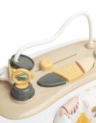 Toyz by Caretero Premergator copii Toyz Nel Brownpliabil compact cu roti pivotanteinaltime reglabila pe 3 nivelepanou educational cu sunete detasabil si opritori de sigurantapana la 12kg
