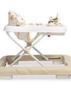 Toyz by Caretero Premergator copii Toyz Nel Brownpliabil compact cu roti pivotanteinaltime reglabila pe 3 nivelepanou educational cu sunete detasabil si opritori de sigurantapana la 12kg