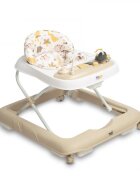 Toyz by Caretero Premergator copii Toyz Nel Brownpliabil compact cu roti pivotanteinaltime reglabila pe 3 nivelepanou educational cu sunete detasabil si opritori de sigurantapana la 12kg
