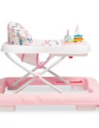 Toyz by Caretero Premergator copii Toyz Nel Pinkpliabil compact cu roti pivotanteinaltime reglabila pe 3 nivelepanou educational cu sunete detasabil si opritori de sigurantapana la 12kg