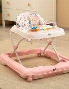 Toyz by Caretero Premergator copii Toyz Nel Pinkpliabil compact cu roti pivotanteinaltime reglabila pe 3 nivelepanou educational cu sunete detasabil si opritori de sigurantapana la 12kg