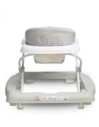 Toyz by Caretero Premergator pentru copii pliabil 2in1 Toyzcu functie balansoar panou educational inaltime reglabila si opritori de siguranta Timon Grey
