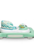 Toyz by Caretero Premergator pentru copii pliabil 2in1 Toyzcu functie balansoar panou educational inaltime reglabila si opritori de siguranta Timon Mint