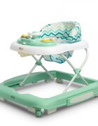Toyz by Caretero Premergator pentru copii pliabil 2in1 Toyzcu functie balansoar panou educational inaltime reglabila si opritori de siguranta Timon Mint