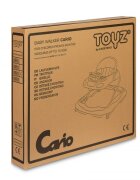 Toyz by Caretero Premergator pliabil cu inaltime reglabilapanou educational si opritori de siguranta Toyz Cario Navy
