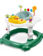 Toyz by Caretero Premergator transformabil in jumper sau centru de activitati pentru bebelusi Toyz Hip Hop cu scaun rotativ 360 si panou interactiv Verde