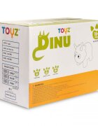 Toyz by Caretero Saritor gonflabil pentru copii de la 18lunimaxim 25kgmaterial flexibil de inalta calitatepompa si ac incluse Toyz dinozaurul Dinu Pink