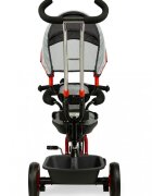 Toyz by Caretero Tricicleta multifunctionala pentru copii Toyz Buzz Red varsta 18luni+ greutate maxim admisa 25 kg suport picioare sonerie functie roata libera