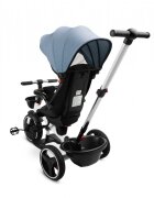 Toyz by Caretero Tricicleta pentru copii Toyz Dash Blue cu maner parental scaun reversibil si spatar reglabil cu pozitie de somn suport picioare frana si copertinapana la 25 kg