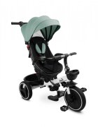 Toyz by Caretero Tricicleta pentru copii Toyz Dash Green cu maner parental scaun reversibil si spatar reglabil cu pozitie de somn suport picioare frana si copertinapana la 25 kg