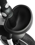 Toyz by Caretero Tricicleta pentru copii Toyz Dash Grey cu maner parental scaun reversibil si spatar reglabil cu pozitie de somn suport picioare frana si copertinapana la 25 kg