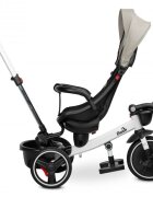 Toyz by Caretero Tricicleta pentru copii Toyz Dash Grey cu maner parental scaun reversibil si spatar reglabil cu pozitie de somn suport picioare frana si copertinapana la 25 kg