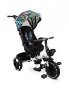 Toyz by Caretero Tricicleta pentru copii Toyz Dash Melange cu maner parental scaun reversibil si spatar reglabil cu pozitie de somn suport picioare frana si copertinapana la 25 kg