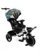 Toyz by Caretero Tricicleta pentru copii Toyz Dash Melange cu maner parental scaun reversibil si spatar reglabil cu pozitie de somn suport picioare frana si copertinapana la 25 kg