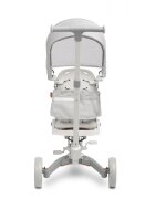 Toyz by Caretero Tricicleta pentru copii Toyz Faro Grey multifunctionalaultrapliabilaspatar reglabilscaun moale rotativ maner parinte detasabil si reglabil in 4 pozitiicenturi de sigurantaroti EVApedale detasabilegentuta inclusa