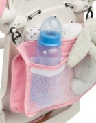 Toyz by Caretero Tricicleta pentru copii Toyz Faro Pink multifunctionalaultrapliabilaspatar reglabilscaun moale rotativ maner parinte detasabil si reglabil in 4 pozitiicenturi de sigurantaroti EVApedale detasabilegentuta inclusa