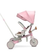 Toyz by Caretero Tricicleta pentru copii Toyz Faro Pink multifunctionalaultrapliabilaspatar reglabilscaun moale rotativ maner parinte detasabil si reglabil in 4 pozitiicenturi de sigurantaroti EVApedale detasabilegentuta inclusa