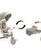 Toyz by Caretero Tricicleta pentru copii Toyz Faro Verde multifunctionalaultrapliabilaspatar reglabilscaun moale rotativmaner parinte detasabil si reglabil in 4 pozitiicenturi de sigurantaroti EVApedale detasabilegentuta inclusa