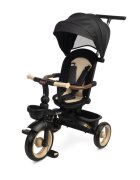 Toyz by Caretero Tricicleta pentru copii Toyz Saber Beige pliabila multifunctionala cu spatar reglabil si pozitie de somn copertina si maner parinte cu inaltime reglabila pana la 25 kg