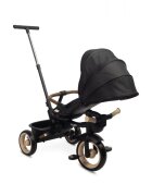 Toyz by Caretero Tricicleta pentru copii Toyz Saber Beige pliabila multifunctionala cu spatar reglabil si pozitie de somn copertina si maner parinte cu inaltime reglabila pana la 25 kg