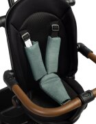 Toyz by Caretero Tricicleta pentru copii Toyz Saber Blue pliabila multifunctionala cu spatar reglabil si pozitie de somn copertina si maner parinte cu inaltime reglabila pana la 25 kg
