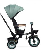 Toyz by Caretero Tricicleta pentru copii Toyz Saber Blue pliabila multifunctionala cu spatar reglabil si pozitie de somn copertina si maner parinte cu inaltime reglabila pana la 25 kg