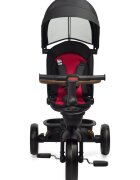 Toyz by Caretero Tricicleta pentru copii Toyz Saber Red pliabila multifunctionala cu spatar reglabil si pozitie de somn copertina si maner parinte cu inaltime reglabila pana la 25 kg
