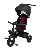 Toyz by Caretero Tricicleta pentru copii Toyz Saber Red pliabila multifunctionala cu spatar reglabil si pozitie de somn copertina si maner parinte cu inaltime reglabila pana la 25 kg