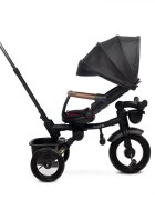 Toyz by Caretero Tricicleta pentru copii Toyz Saber Red pliabila multifunctionala cu spatar reglabil si pozitie de somn copertina si maner parinte cu inaltime reglabila pana la 25 kg