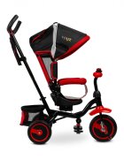 Toyz by Caretero Tricicleta pentru copii Toyz Timmy Rosie cu scaun reversibilcontrol parentaldesign multifunctionalspatar reglabilcapotina pliabilamaxim 25kg