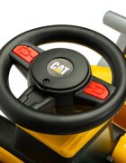 TOYZ Excavator fara pedale pentru copii CAT cu licentacupa mobila si claxon 12-36 luni sistem de siguranta anti-rasturnarespatiu de depozitare sub sezut