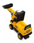 TOYZ Excavator fara pedale pentru copii CAT cu licentacupa mobila si claxon 12-36 luni sistem de siguranta anti-rasturnarespatiu de depozitare sub sezut