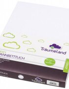 Traeumeland Cearsaf cu elastic Jersey White 90 x 200 cm