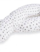 Traeumeland Perna pentru bebelusi Cuddly Nest Grey Stars