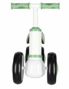 Trike Fix Bicicleta de echilibru fara pedale Tini V2 GreenWhite design cu patru roti roti EVA cadrul din otel carbon sarcina maxima 30 kg