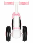 Trike Fix Bicicleta de echilibru fara pedale Tini V2 PinkWhite design cu patru roti roti EVA cadrul din otel carbon sarcina maxima 30 kg