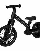 Trike Fix Bicicleta fara pedale pentru copii Glow Black cadru cu 20 moduri LED RGB ultra-usoara 3.6kg roti 12 EVA