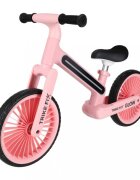 Trike Fix Bicicleta fara pedale pentru copii Glow Pink cadru cu 20 moduri LED RGB ultra-usoara 3.6kg roti 12 EVA