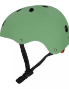 Trike Fix Casca de bicicleta pentru copii marime M (55-58 cm) lumina LED integrata si 11 orificii de ventilaie Green