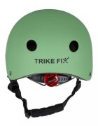 Trike Fix Casca de bicicleta pentru copii marime M (55-58 cm) lumina LED integrata si 11 orificii de ventilaie Green