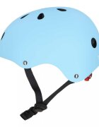 Trike Fix Casca de bicicleta pentru copii marime M (55-58 cm) lumina LED integrata si 11 orificii de ventilaie Light Blue