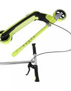 Trike Fix Trotineta pentru copii Green cu ghidon ajustabil roti luminoase LED frana de mana si de picior capacitate maxima 100 kg