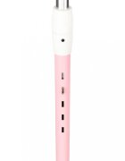 Trike Fix Trotineta pentru copii Pink cu ghidon ajustabil roti luminoase LED frana de mana si de picior capacitate maxima 100 kg