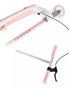 Trike Fix Trotineta pentru copii Pink cu ghidon ajustabil roti luminoase LED frana de mana si de picior capacitate maxima 100 kg