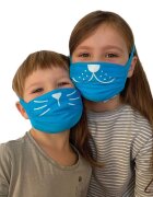 Trunki Set 2 masti faciale reutilizabile acoperitoare fata albastru