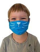 Trunki Set 2 masti faciale reutilizabile acoperitoare fata albastru