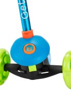 Trunki Trotineta pliabila albastru S cu ghidon reglabil curea si husa pentru transport greutate admisa 50 kg