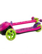 Trunki Trotineta pliabila roz S cu ghidon reglabil curea si husa pentru transport greutate admisa 50 kg
